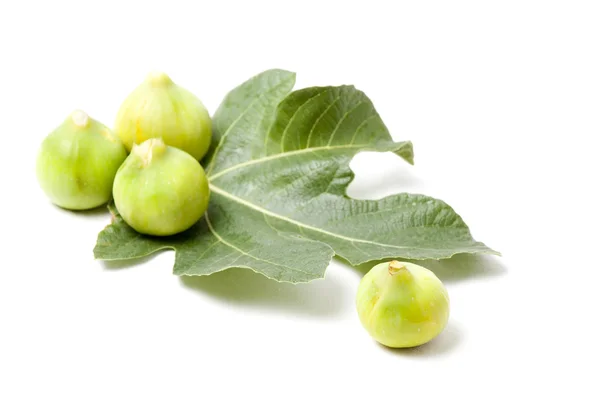 stock image Figs on fig-leaf