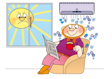 Air conditioner clipart