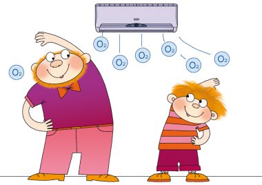 Air conditioner clipart