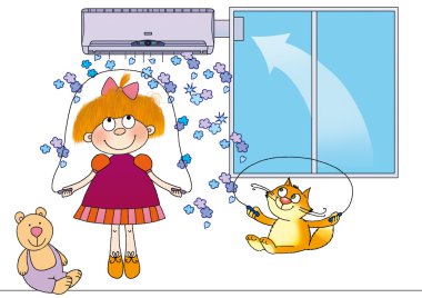 Air conditioner clipart