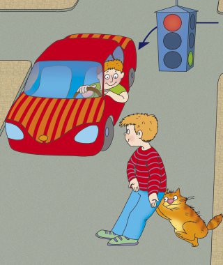 Road hazard clipart