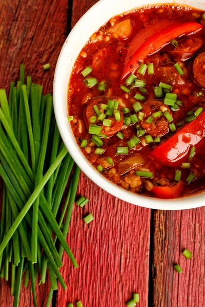 Chorizo stew — Stock Photo, Image
