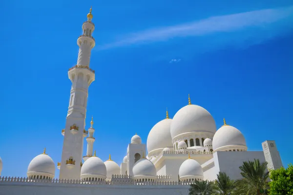 Magnifique mosquée à Abu Dhabi — Photo