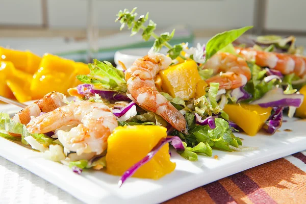 stock image Prawn salad