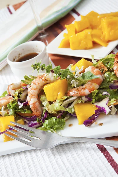 stock image Prawn salad