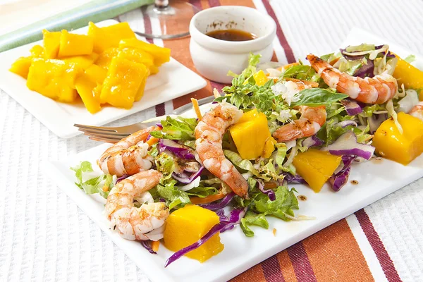 stock image Prawn salad