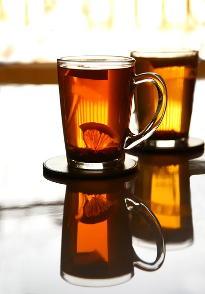 お茶 2 杯 — ストック写真