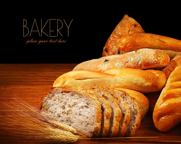 Warm baked bread — Stock Photo, Image