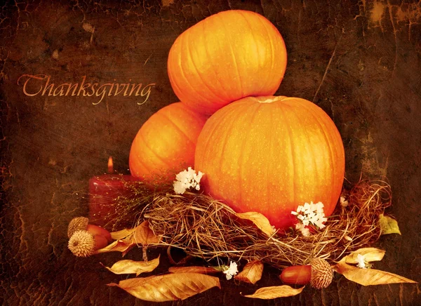 Carte de vœux des fêtes de Thanksgiving — Photo
