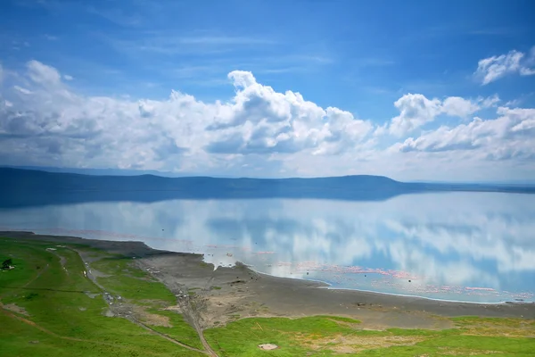 Vista pacífica sobre el lago Nakuru —  Fotos de Stock