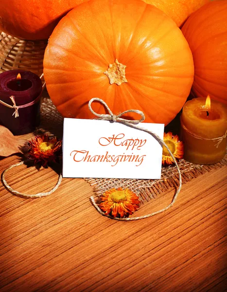 Thanksgiving holiday decoration border — Stock Photo, Image