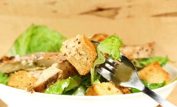 Chicken Caesar salad — Stock Photo, Image