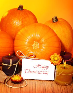 Thanksgiving holiday card clipart