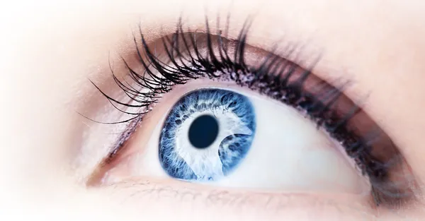 Abstracte blauw oog — Stockfoto