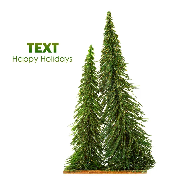 Schöner isolierter Weihnachtsbaum — Stockfoto