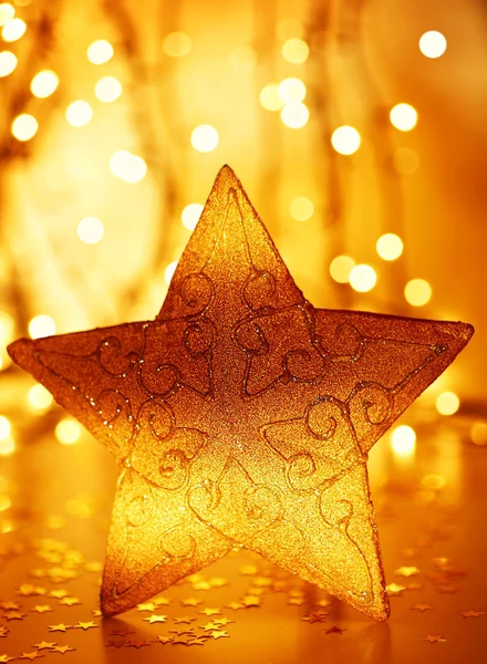 Christmas tree star decoration — Stock Photo, Image