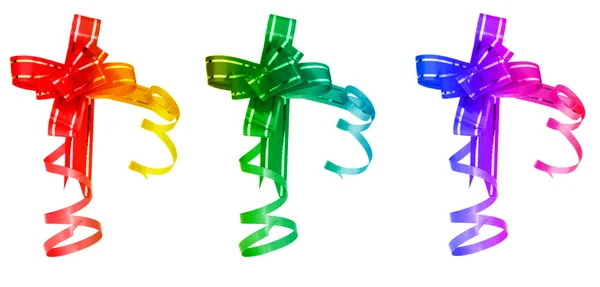 Three different bows — Stock Photo, Image