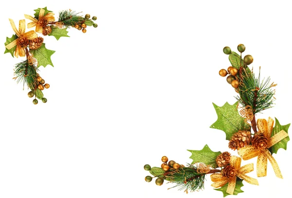 クリスマス ツリー ブランチの飾り — ストック写真