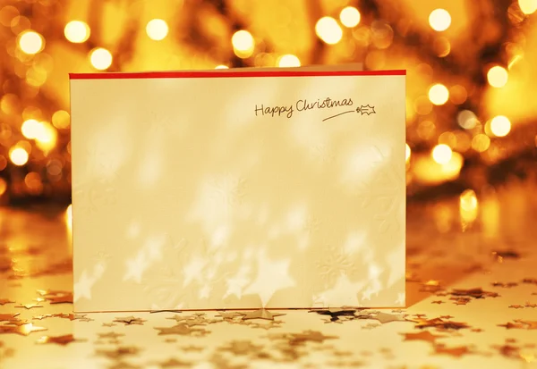 Hermosa tarjeta de Navidad — Foto de Stock