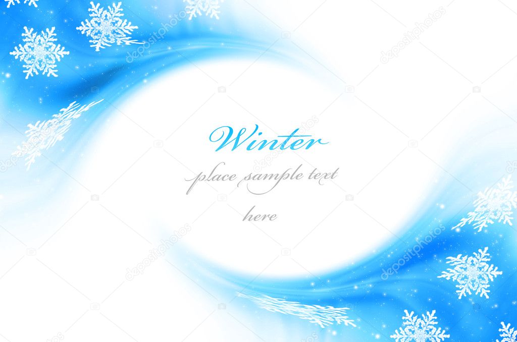 Holiday winter background