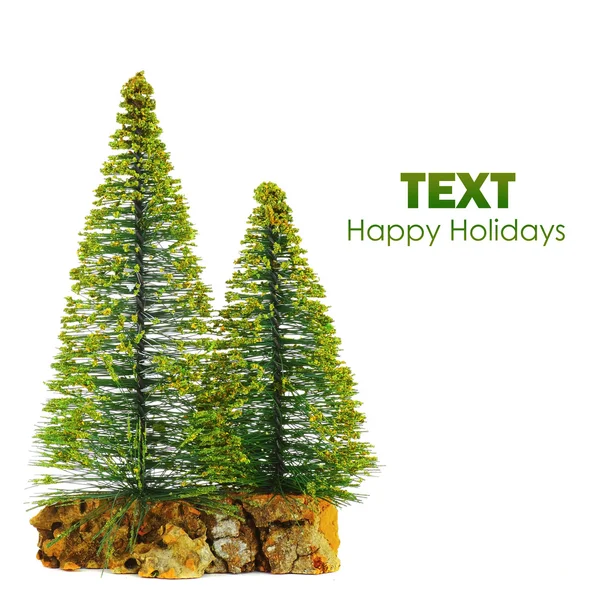 Beautiful isolated Christmas tree — Stock Photo, Image