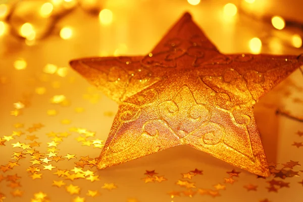 明星圣诞树装饰 — 图库照片