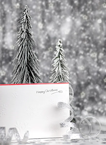 幸せな休日のクリスマス カード — ストック写真