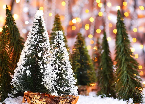 Bosque árbol de Navidad — Foto de Stock