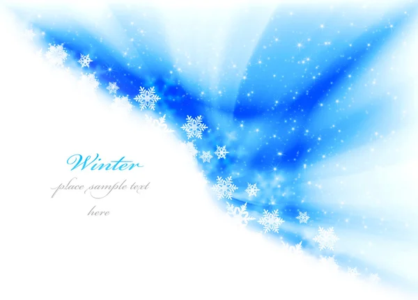 Abstracte winterachtergrond — Stockfoto