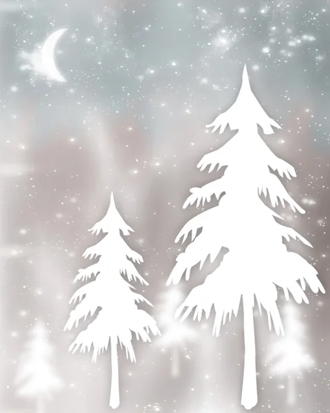 Kerstboom abstracte achtergrond — Stockfoto