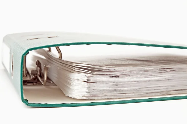 Close up of file with documents — Stock Photo, Image