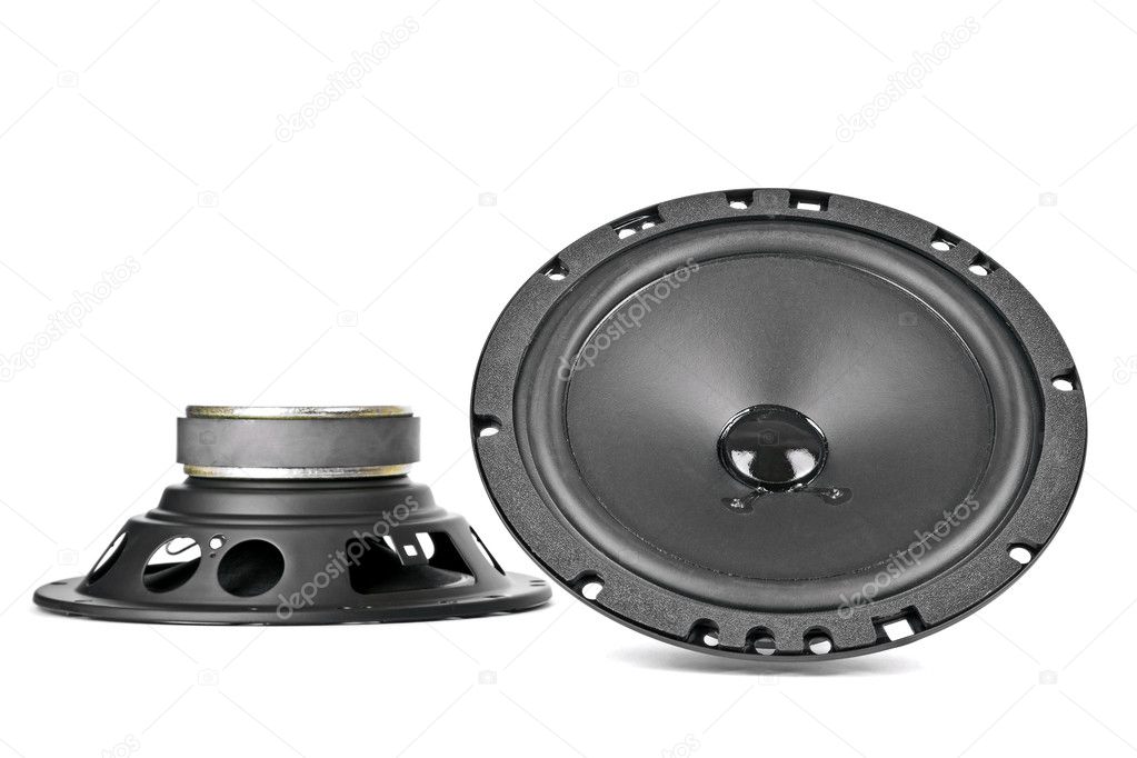Two car speakers
