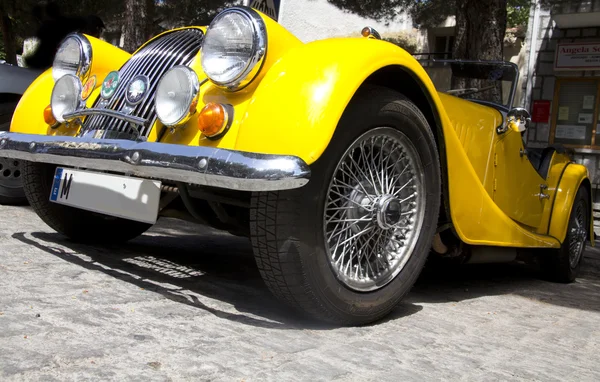 Madrid 3 juillet "Party old Classic car" Morgan 414 1952 — Photo