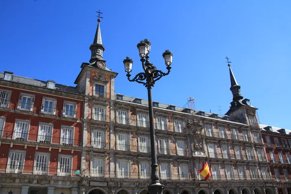 Διάσημη πλατεία plaza mayor Μαδρίτη Ισπανία — Φωτογραφία Αρχείου