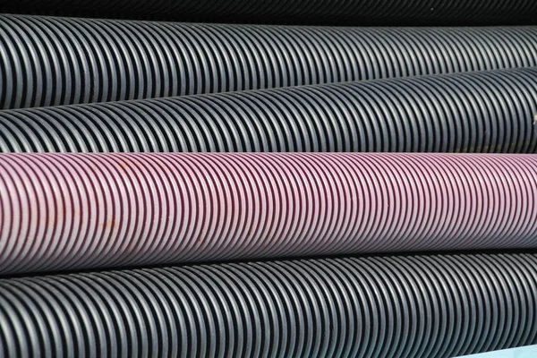 Tubos de plástico para tuberías — Foto de Stock