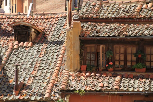 塞戈维亚，西班牙中世纪的街道上 — 图库照片