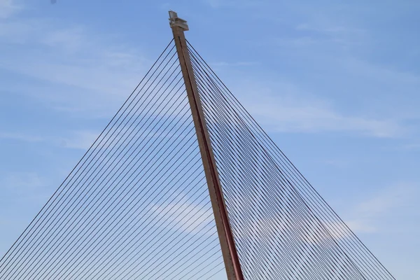 Schrägseilbrücke talavera de la reina, Spanien — Stockfoto