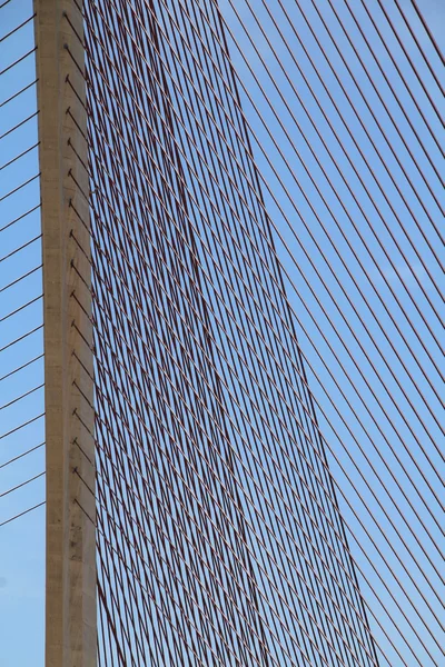 Schrägseilbrücke talavera de la reina, Spanien — Stockfoto