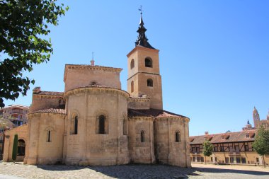 Church of San Millan Segovia, Spain clipart