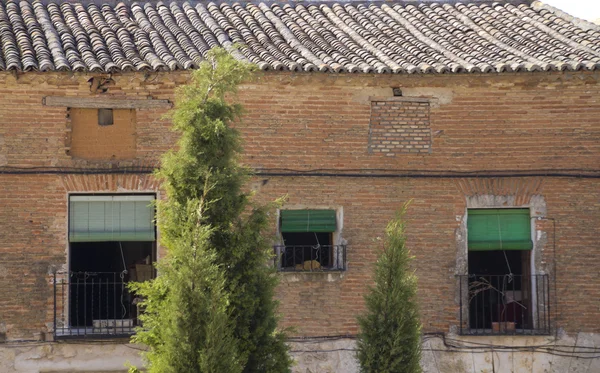 Historische gebouwen in de stad van madrid, Spanje — Stockfoto