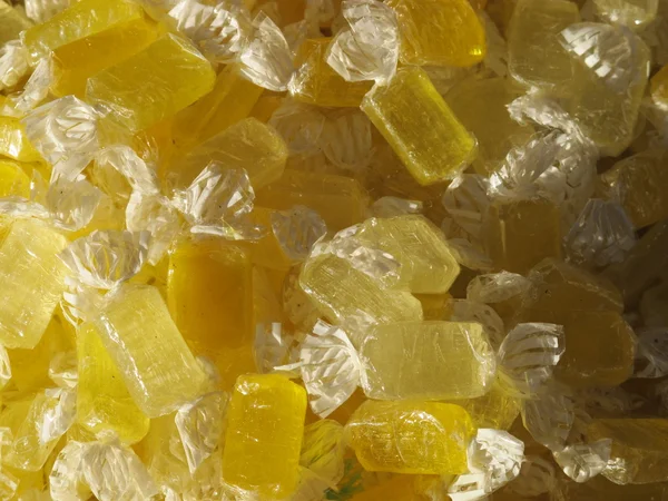 Bright colorful candy yellow — Stock Photo, Image