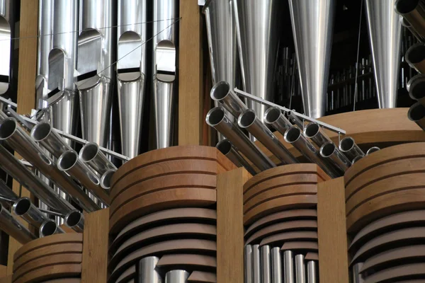 Large church organ — Stock Photo, Image