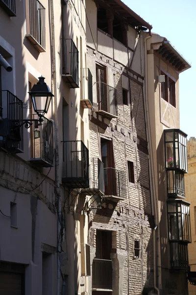 세 고 비아, 스페인의 중세 거리 — 스톡 사진