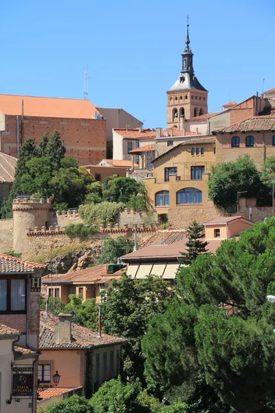 Średniowieczne uliczki, Segovia, Hiszpania — Zdjęcie stockowe
