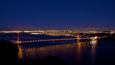 Golden Gate Bridge By Night