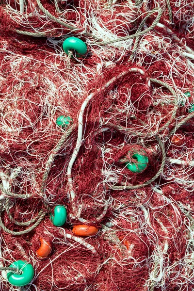 Fishing net tackle textures from Mediterranean — ストック写真