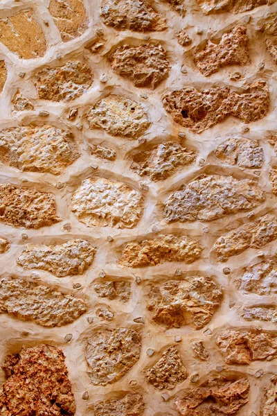 Mallorca stenen metselwerk muur verticale compositie — Stockfoto