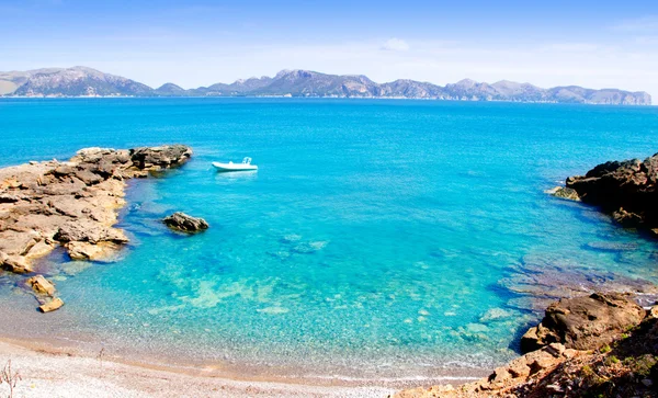 Alcudia in Mallorca la Victoria turquoise beach — Stock Photo, Image