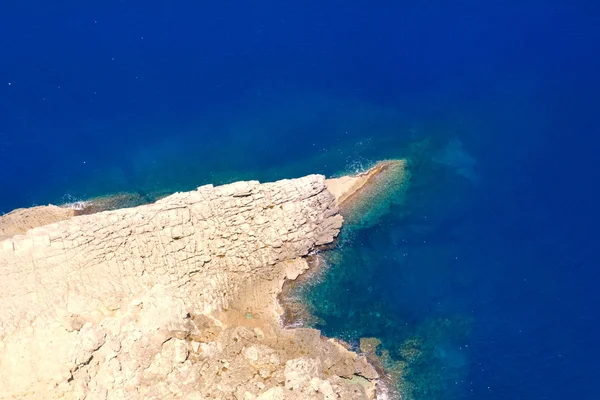Formentor cape to pollensa air sea view auf mallorca — Stockfoto