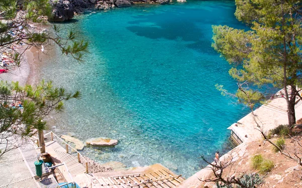 Playa de Escorca Sa Calobra en Mallorca isla baleárica —  Fotos de Stock